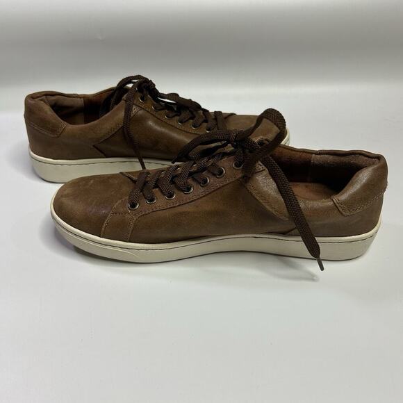 Born Sur Shoes Sneaker Men’s 8.5 Brown Luggage Leather Comfort Casual - Picture 7 of 10